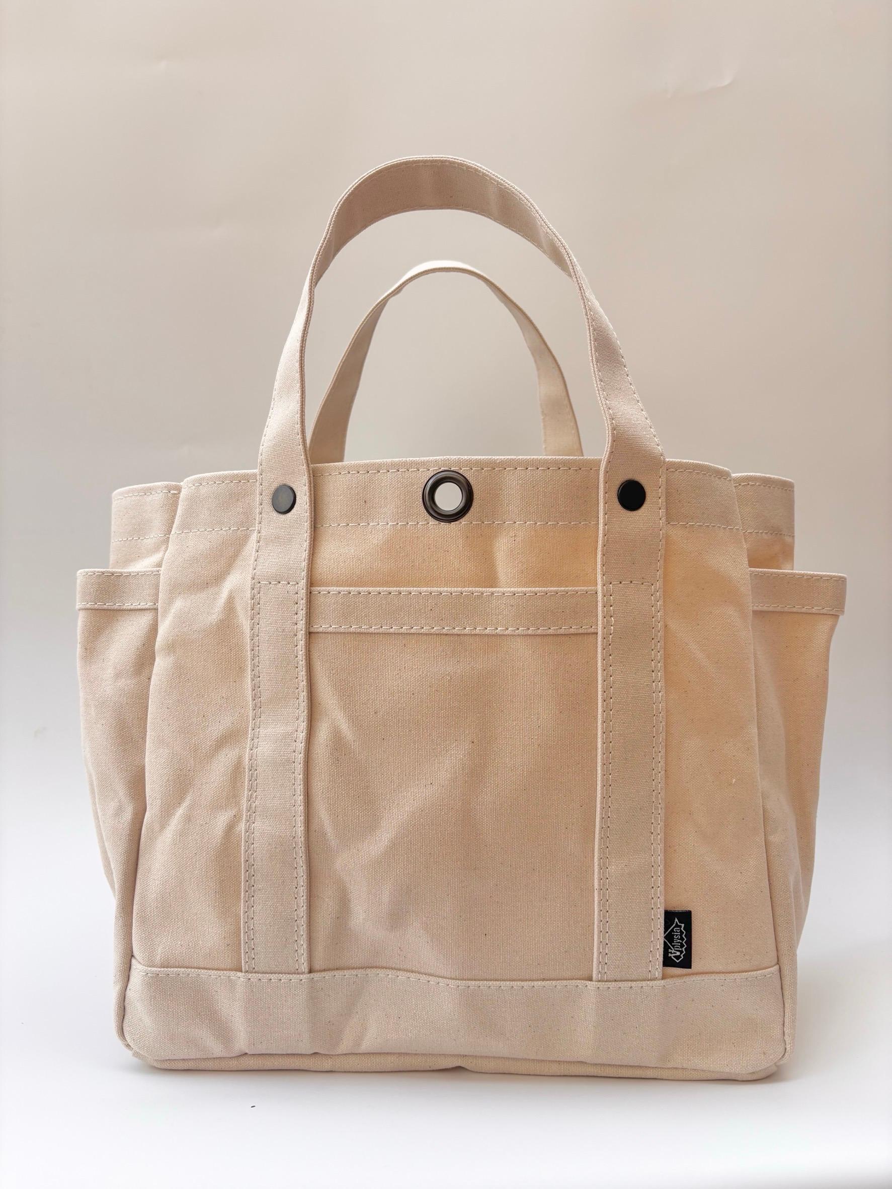 パラフィン帆布のトートバッグ【L】1枚目の画像